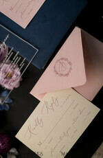 WEDDING INVITATIONS Elegant Invites Classic Cards Luxury Acrylic Plexi Wedding Invitations, Romantic Blush Pink Wedding Invites With Vellum Cover, Elegant Royal Navy Wedding Cards, Bespoke Floral Wedding Invitation Suite30