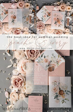 HOCHZEITS EINLADUNGEN Elegante Einladungen Klassische Karten Romantische Blush-Pink-Hochzeitseinladungen, luxuriöse gefrorene Acryl-Plexi-Hochzeitseinladungen, elegante florale Hochzeitseinladungen, handgefertigte Vellum-Hochzeitseinladungssuite.14