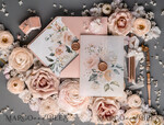 HOCHZEITS EINLADUNGEN Elegante Einladungen Klassische Karten Romantische Blush-Pink-Hochzeitseinladungen, luxuriöse gefrorene Acryl-Plexi-Hochzeitseinladungen, elegante florale Hochzeitseinladungen, handgefertigte Vellum-Hochzeitseinladungssuite.14