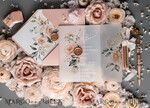 HOCHZEITS EINLADUNGEN Elegante Einladungen Klassische Karten Romantische Blush-Pink-Hochzeitseinladungen, luxuriöse gefrorene Acryl-Plexi-Hochzeitseinladungen, elegante florale Hochzeitseinladungen, handgefertigte Vellum-Hochzeitseinladungssuite.14