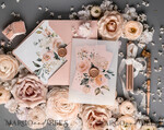 HOCHZEITS EINLADUNGEN Elegante Einladungen Klassische Karten Romantische Blush-Pink-Hochzeitseinladungen, luxuriöse gefrorene Acryl-Plexi-Hochzeitseinladungen, elegante florale Hochzeitseinladungen, handgefertigte Vellum-Hochzeitseinladungssuite.14
