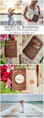 WEDDING INVITATIONS Elegant Invites Classic Cards Elegant Wooden Wedding Invitations, Minimalistic Nude Wedding Invites, Glamour Golden Shine Wedding Cards, Handmade Wedding Stationery15