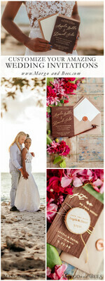 WEDDING INVITATIONS Elegant Invites Classic Cards Elegant Wooden Wedding Invitations, Minimalistic Nude Wedding Invites, Glamour Golden Shine Wedding Cards, Handmade Wedding Stationery15