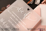 HOCHZEITS EINLADUNGEN Elegante Einladungen Klassische Karten Luxus Gefrorene Acryl Plexi Hochzeits Einladungen, Romantische Blush Pink Hochzeits Einladungen, Elegante Pfingstrose Hochzeitskarten, Minimalistische Hochzeitsstationery21