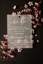 HOCHZEITS EINLADUNGEN Elegante Einladungen Klassische Karten Luxus Gefrorene Acryl Plexi Hochzeits Einladungen, Romantische Blush Pink Hochzeits Einladungen, Elegante Pfingstrose Hochzeitskarten, Minimalistische Hochzeitsstationery21