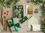 WEDDING INVITATIONS gold / rose gold / silver / glitter Arch Gold Acrylic wedding invitation suite, Velvet in Box Green Wedding Invites, Glamour Wedding Invitations, Greenery Wedding Set27