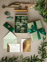 WEDDING INVITATIONS gold / rose gold / silver / glitter Arch Gold Acrylic wedding invitation suite, Velvet in Box Green Wedding Invites, Glamour Wedding Invitations, Greenery Wedding Set27
