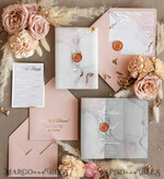 WEDDING INVITATIONS gold / rose gold / silver / glitter Wedding invitations suite, Glamour Wedding Invitations, Golden Shine Wedding Invitation Suite, Luxury Wedding Cards8