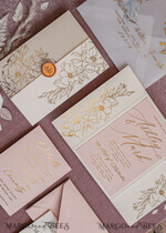 WEDDING INVITATIONS gold / rose gold / silver / glitter Bespoke wedding invitation cards, Glamour Wedding Invitations • Glitter Shine Wedding Invitation Suite • Luxury Wedding Cards15