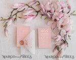 WEDDING INVITATIONS gold / rose gold / silver / glitter Luxury Mangolia Wedding Invitations, Glamour Golden Shine Wedding Invitation Suite, Elegant Blush Pink Watercolor Wedding Invites, Elegant Spring Wedding Cards6