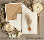 WEDDING INVITATIONS gold / rose gold / silver / glitter Acrylic Pampass Grass Wedding invitations, Velvet Nude wedding invitations, Elegant Velvet Wedding Invitation Suite, Modern Wedding Invites8