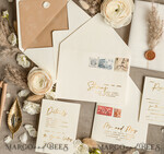 WEDDING INVITATIONS gold / rose gold / silver / glitter Acrylic Pampass Grass Wedding invitations, Velvet Nude wedding invitations, Elegant Velvet Wedding Invitation Suite, Modern Wedding Invites8