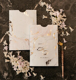 WEDDING INVITATIONS gold / rose gold / silver / glitter Luxury Gold Marble Wedding Invitations, Glamour Golden Shine Wedding Invites, Romantic Blush Pink Wedding Cards, Elegant Gold Foil Wedding Invitation Suite35