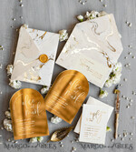 WEDDING INVITATIONS gold / rose gold / silver / glitter Elegant Gold Wedding invitations, Luxury Gold Acrylic wedding invitation, Golden marble Wedding Invites, Arch Glamour Wedding Invitation Suite11