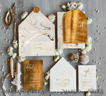 WEDDING INVITATIONS gold / rose gold / silver / glitter Elegant Gold Wedding invitations, Luxury Gold Acrylic wedding invitation, Golden marble Wedding Invites, Arch Glamour Wedding Invitation Suite11