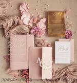 WEDDING INVITATIONS gold / rose gold / silver / glitter  Luxury Mirror gold Wedding Invitations, Elegant Blush Pink Wedding Cards, Glamour Acrylic  Wedding Invites, Clear Plexi Wedding Invitation Suite22