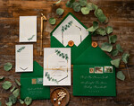 WEDDING INVITATIONS gold / rose gold / silver / glitter Elegant Eucalyptus Wedding Invitations, Glamour Golden Wedding Cards, Bespoke Greenery Gold Wedding Invites, Minimalistic Wedding Invitation Suite33