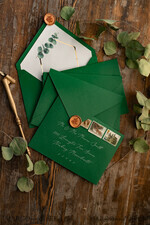 WEDDING INVITATIONS gold / rose gold / silver / glitter Elegant Eucalyptus Wedding Invitations, Glamour Golden Wedding Cards, Bespoke Greenery Gold Wedding Invites, Minimalistic Wedding Invitation Suite33