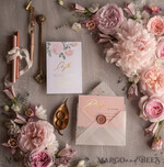 WEDDING INVITATIONS gold / rose gold / silver / glitter Glamour Golden Shine Wedding Invitation Suite, Romantic Blush Pink Wedding Invitations, Luxury Arabic Wedding Cards With Gold Tassel, Elegant Floral Wedding Invites14