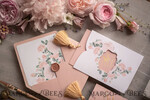 WEDDING INVITATIONS gold / rose gold / silver / glitter Glamour Golden Shine Wedding Invitation Suite, Romantic Blush Pink Wedding Invitations, Luxury Arabic Wedding Cards With Gold Tassel, Elegant Floral Wedding Invites14