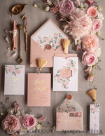 WEDDING INVITATIONS gold / rose gold / silver / glitter Glamour Golden Shine Wedding Invitation Suite, Romantic Blush Pink Wedding Invitations, Luxury Arabic Wedding Cards With Gold Tassel, Elegant Floral Wedding Invites14