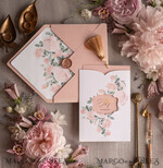 WEDDING INVITATIONS gold / rose gold / silver / glitter Glamour Golden Shine Wedding Invitation Suite, Romantic Blush Pink Wedding Invitations, Luxury Arabic Wedding Cards With Gold Tassel, Elegant Floral Wedding Invites14