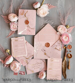 WEDDING INVITATIONS gold / rose gold / silver / glitter Blush Pink Marble Wedding invitations, Luxury Gold Foil Wedding Invitation set,  Acrylic cards, Marble Glamour Wedding Invitation Suite, Elegant  Wedding Cards Marble8