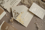 WEDDING INVITATIONS gold / rose gold / silver / glitter Arch Gold Ivory Gold wedding invitation suite, Ecru Floral Wedding Invites, Glamour Wedding Invitations, Elegant Wedding Set25