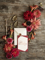 WEDDING INVITATIONS gold / rose gold / silver / glitter Elegant Geometric Wedding Invites, Glamour Golden Shine Wedding Invitations, Luxury Burgundy Indian Wedding Cards, Modern Wedding Invitation Suite7