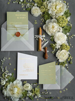 WEDDING INVITATIONS gold / rose gold / silver / glitter Luxury Gold Foil Wedding Invites, Elegant Sage Green Wedding Invites, Glamour Golden Shine Wedding Invitation Suite, Geometric Wedding Cards16