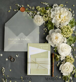 WEDDING INVITATIONS gold / rose gold / silver / glitter Luxury Gold Foil Wedding Invites, Elegant Sage Green Wedding Invites, Glamour Golden Shine Wedding Invitation Suite, Geometric Wedding Cards16