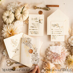 WEDDING INVITATIONS gold / rose gold / silver / glitter Acrylic Wedding invitation suite, Boho Glam Wedding Invitations, Golden Shine Wedding Invitates, Elegant Gold Wedding Cards26