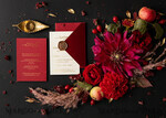 WEDDING INVITATIONS gold / rose gold / silver / glitter Luxury wedding invitations, Elegant Indian Wedding Invitation Suite • Gold Burgundy Wedding Invitation Suite • Luxury  Maroon wedding Cards8