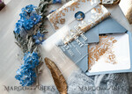 WEDDING INVITATIONS gold / rose gold / silver / glitter Bespoke Acrylic Ice blue wedding invitation, Glamour dusty blue Wedding Invitations, Modern Golden Plexi Wedding Invitation Suite,Boho Glam Wedding Cards wax seal 22
