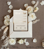 WEDDING INVITATIONS gold / rose gold / silver / glitter Golden Marble Wedding invitations, Luxury Gold Foil Wedding Invitation set,  Marble Glamour Wedding Invitation Suite, elegant  Wedding Cards Marble10