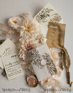 WEDDING INVITATIONS gold / rose gold / silver / glitter Acrylic Wedding invitation suite, Boho Glam Wedding Invitations, Golden Shine Wedding Invitates, Elegant Gold Wedding Cards29