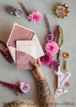 WEDDING INVITATIONS gold / rose gold / silver / glitter Arch Gold Acrylic wedding invitation suite, Velvet Pocket  Blush Pink Wedding Invites, Boho Wedding Invitations12