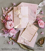 WEDDING INVITATIONS gold / rose gold / silver / glitter Personalised  Marble Wedding invitations, Luxury  Gold Foil Wedding Invitation set, Blush Pink Marble Glamour Wedding Invitation Suite, Luxury  Wedding Cards blush Pink Marble10