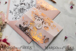 WEDDING INVITATIONS gold / rose gold / silver / glitter  Luxury Vellum Gold Foil Wedding Invitations, Elegant Blush Pink Wedding Invitation Suite, Glamour Wedding Cards, Golden Shine Wedding Invitation Suite69