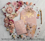 WEDDING INVITATIONS gold / rose gold / silver / glitter  Luxury Vellum Gold Foil Wedding Invitations, Elegant Blush Pink Wedding Invitation Suite, Glamour Wedding Cards, Golden Shine Wedding Invitation Suite69