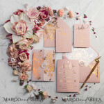 WEDDING INVITATIONS gold / rose gold / silver / glitter  Luxury Vellum Gold Foil Wedding Invitations, Elegant Blush Pink Wedding Invitation Suite, Glamour Wedding Cards, Golden Shine Wedding Invitation Suite69