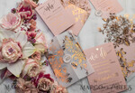 WEDDING INVITATIONS gold / rose gold / silver / glitter  Luxury Vellum Gold Foil Wedding Invitations, Elegant Blush Pink Wedding Invitation Suite, Glamour Wedding Cards, Golden Shine Wedding Invitation Suite69