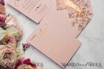 WEDDING INVITATIONS gold / rose gold / silver / glitter  Luxury Vellum Gold Foil Wedding Invitations, Elegant Blush Pink Wedding Invitation Suite, Glamour Wedding Cards, Golden Shine Wedding Invitation Suite69