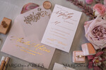 WEDDING INVITATIONS gold / rose gold / silver / glitter Glamour Golden Shine Wedding Invitations, Romantic Blush Pink Wedding Invitation Suite, Luxury Gold Foil Wedding Cards, Elegant White Vellum Invites16
