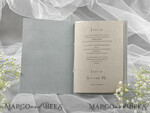 MENU & PROGRAMS rustic Grey Rustic Wedding Program with Ribbon, Barn Wedding Program, Eco Romantic Personalized Cards, Simple Rustic Lace Wedding Program, Elegant Booklet Rustic Wedding Cards4