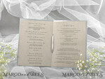 MENU & PROGRAMS rustic Grey Rustic Wedding Program with Ribbon, Barn Wedding Program, Eco Romantic Personalized Cards, Simple Rustic Lace Wedding Program, Elegant Booklet Rustic Wedding Cards4