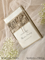 MENÜ & PROGRAMME  
 rustikal Rustikales Hochzeitsprogramm mit Holzd decoration, Scheunenhochzeitsprogramm, ökologisch romantische personalisierte Karten mit Schnur, einfaches ecrufarbenes Hochzeitsprogramm, elegantes Heft rustikale Hochzeitskarten7