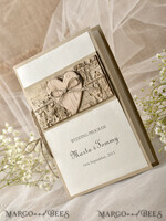 MENU & PROGRAMS rustic Rustic Wedding Program with Wooden heart, Barn Wedding Program, Eco Romantic Personalized Cards with Twine, Simple Ecru Wedding Program, Elegant Booklet Rustic Wedding Cards5