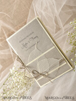 MENU & PROGRAMS rustic Eco Brown Wedding Program with twine, Barn Wedding Program, Rustic Romantic Personalized Cards, Simple Rustic Wedding Program, Elegant Booklet Wedding Cards7