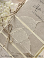 MENU & PROGRAMS rustic Eco Brown Wedding Program with twine, Barn Wedding Program, Rustic Romantic Personalized Cards, Simple Rustic Wedding Program, Elegant Booklet Wedding Cards7